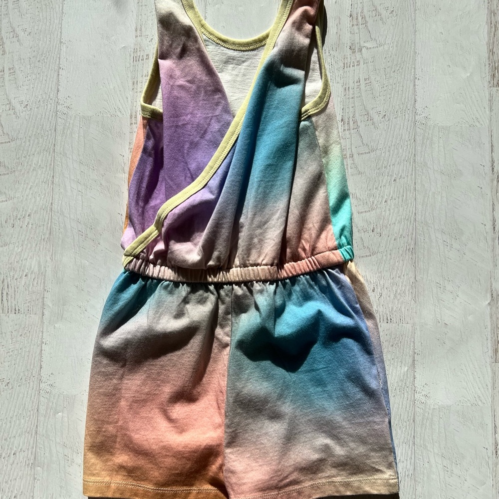 Tea Collection Pink and Blue Jumpsuit